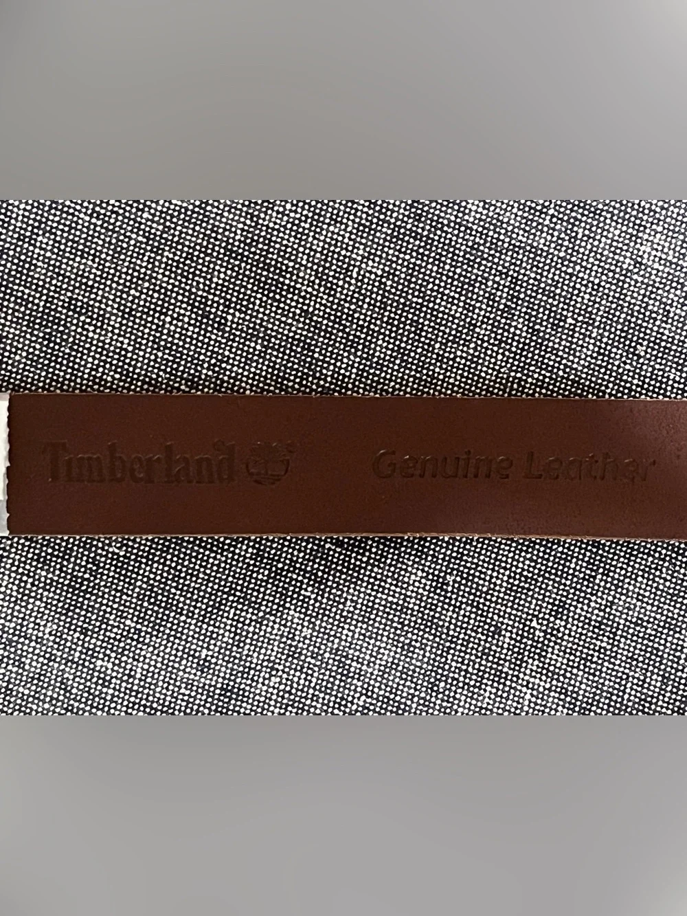 Timberland Boys Genuine Leather Belt Brown Size Small 22-24” Classic Buckle NWT